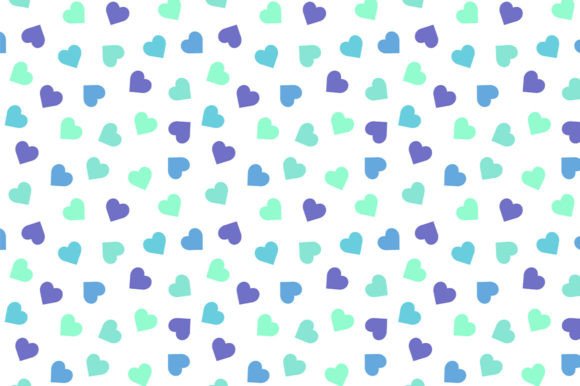 Download Colorful Heart Pattern Background - Premium Resources