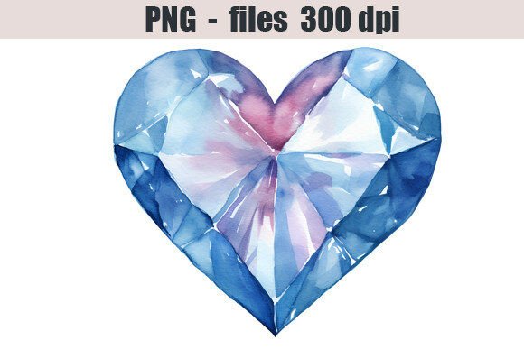 Download Blue Diamond Heart - Blue diamond heart Collection