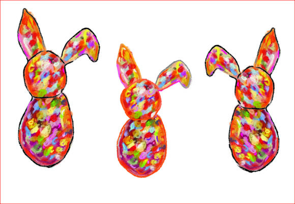 Download Watercolor Bunny Png, Sublimation - Watercolor bunny Collection