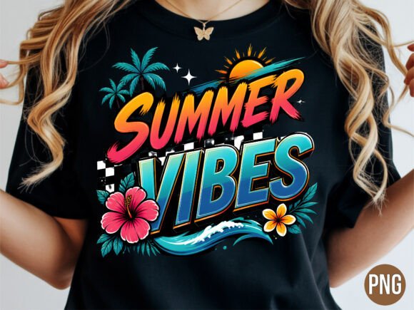 Download Retro Tropical Summer Vibes PNG - Tropical summer vibes Collection