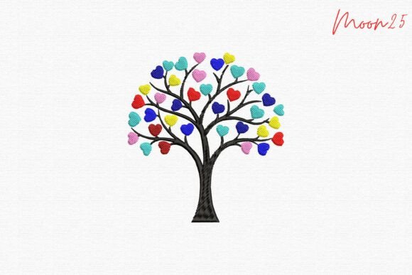 Download Colorful Heart Tree Love - Colorful heart Collection